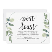 Grüne, Post Toast Wedding Party