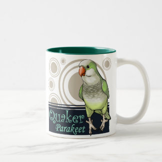 Grüne Quäker-Tasse Zweifarbige Tasse