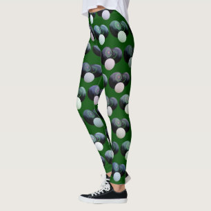 Grüne Rasenbögen Muster, Leggings