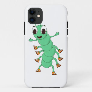Grüne Raupe iPhone 11 Hülle