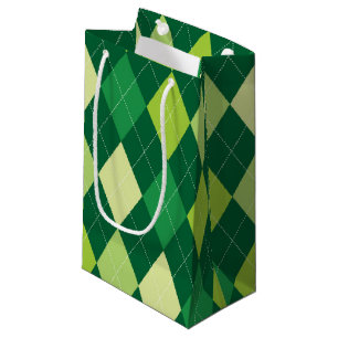 Grüne Raute Kleine Geschenktüte