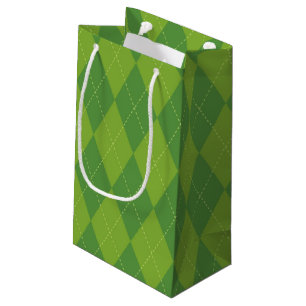 Grüne Raute Kleine Geschenktüte