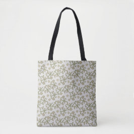 Grüne Reben in Beige und Käse Tasche