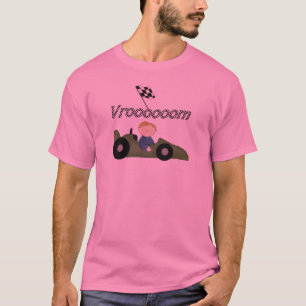Grüne Rennwagen-Vroom T-Shirts und Geschenke