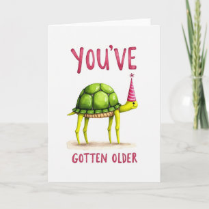 Grüne Reptilien-Geburtstagskarte Karte