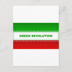Grüne Revolution Postkarte