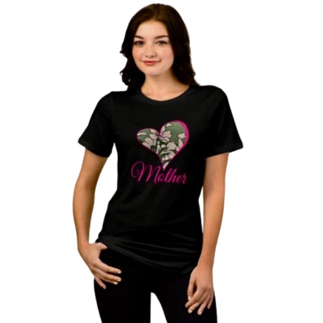 Grüne Rosa Blüte Tri-Blend Shirt (Treat Mom in style—this comfy women’s tee makes the perfect heartfelt Mother’s Day gift)