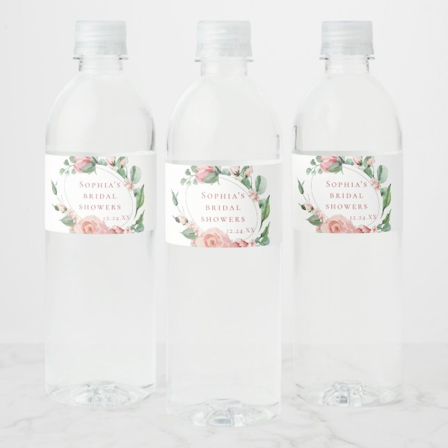 Grüne Rose Wasser Flasche (Flaschen)