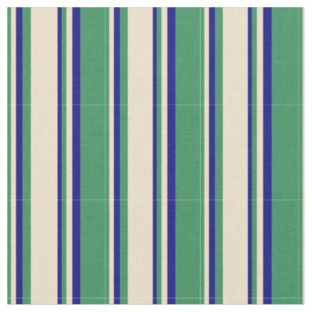 Grüne, rote und blaue Streifen Stoff (Nahaufnahme)