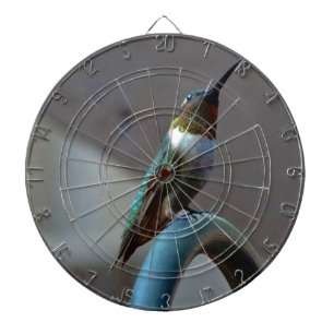 Grüne Ruby kleiner Hummingbird Dartscheibe