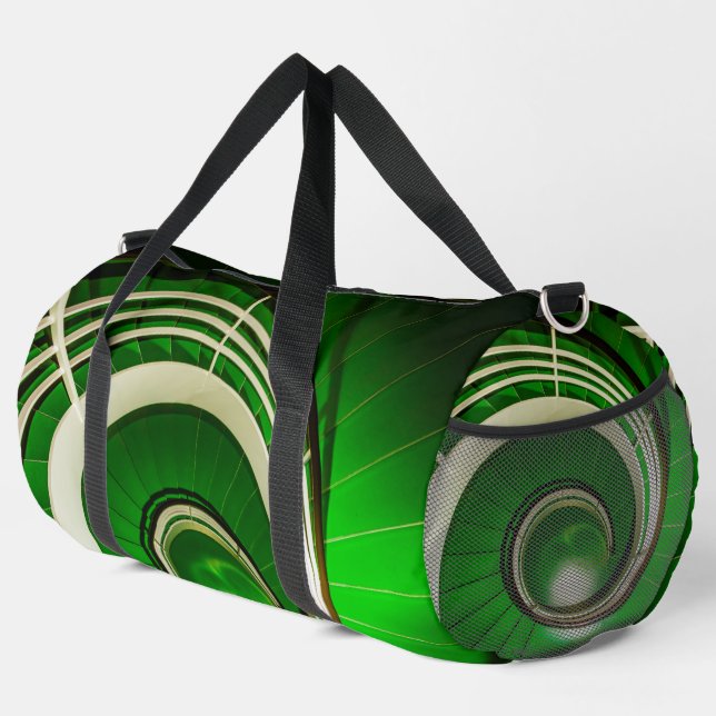 Grüne Rundtreppe Duffle Bag (Rechte Ecke)