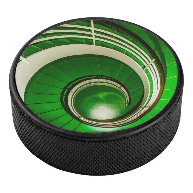 Grüne Rundtreppe Eishockey Puck (3/4)