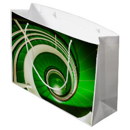 Grüne Rundtreppe Große Geschenktüte