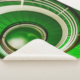 Grüne Rundtreppe Sherpadecke