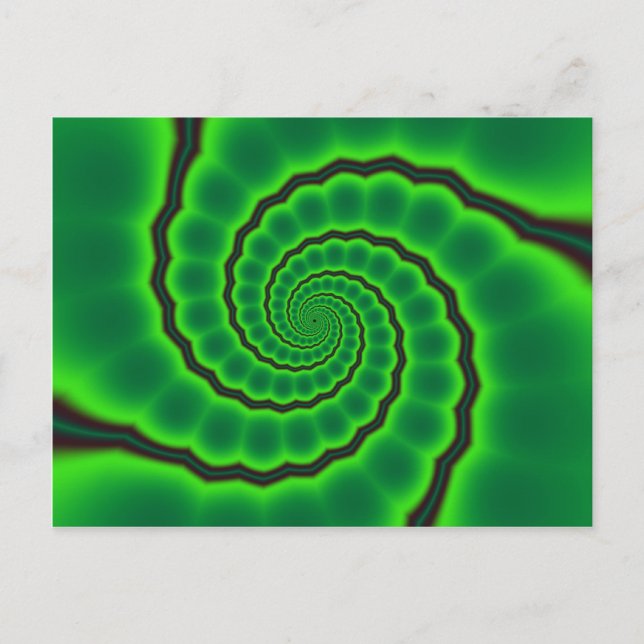 Grüne Sache-Postkarten Postkarte (Vorderseite)