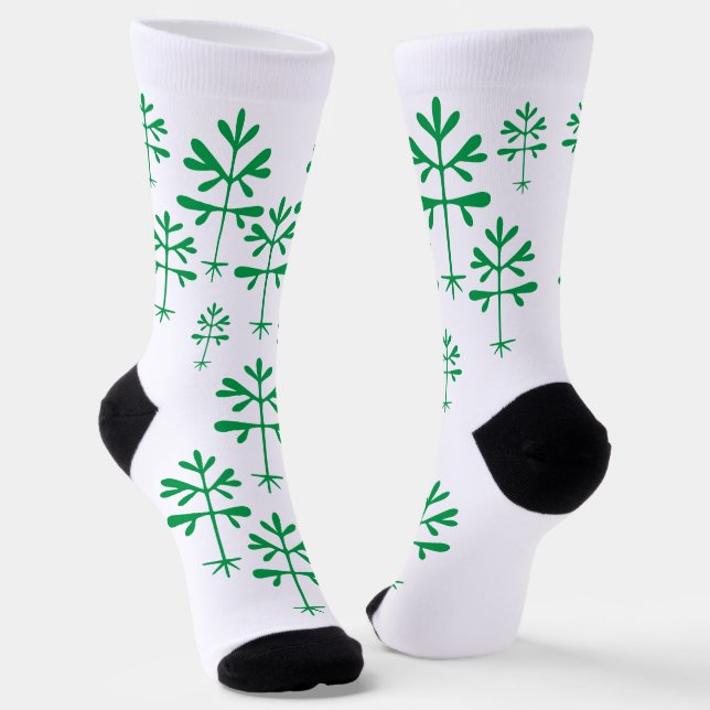 Grüne Sapfelsocken Socken (Gewinkelt)