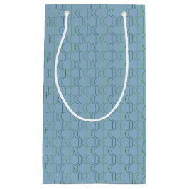 Grüne Scallops Kleine Geschenktüte