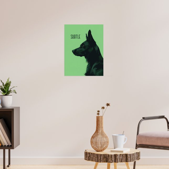 Grüne Schäfer Poster (Wohnzimmer 3)