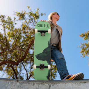 Grüne Schäfer Skateboard