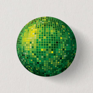 Grüne Schaltfläche für den Disko-Ball Button