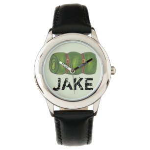 Grüne Schlafsäcke Personalisiert Beobachten Armbanduhr