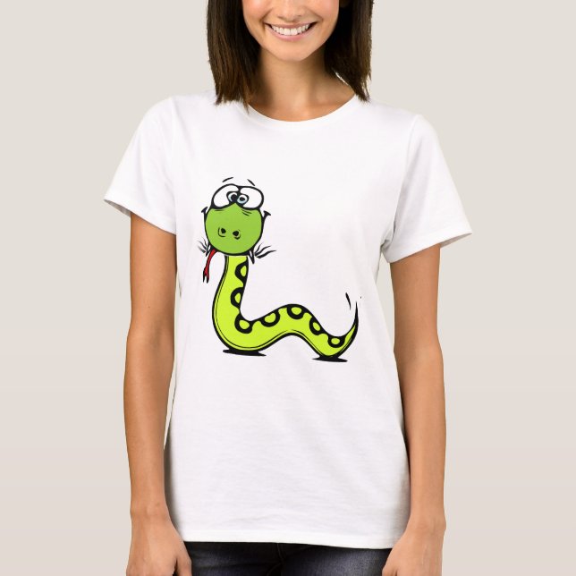 Grüne Schlange T-Shirt (Vorderseite)