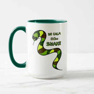 Grüne Schlange Tasse