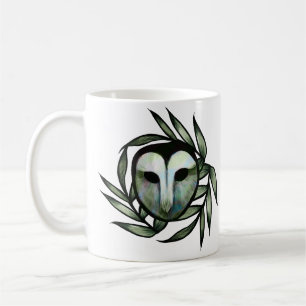 Grüne Schleiereule Kaffeetasse