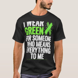 Grüne Schleife gegen die psychische Gesundheit von T-Shirt