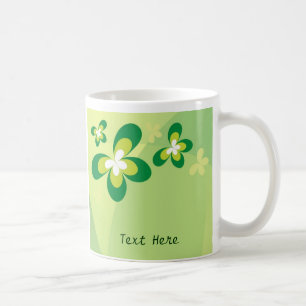 Grüne Schmetterlings-Tasse Kaffeetasse