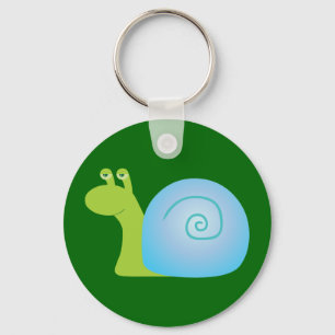 Grüne Schnecke Schlüsselanhänger