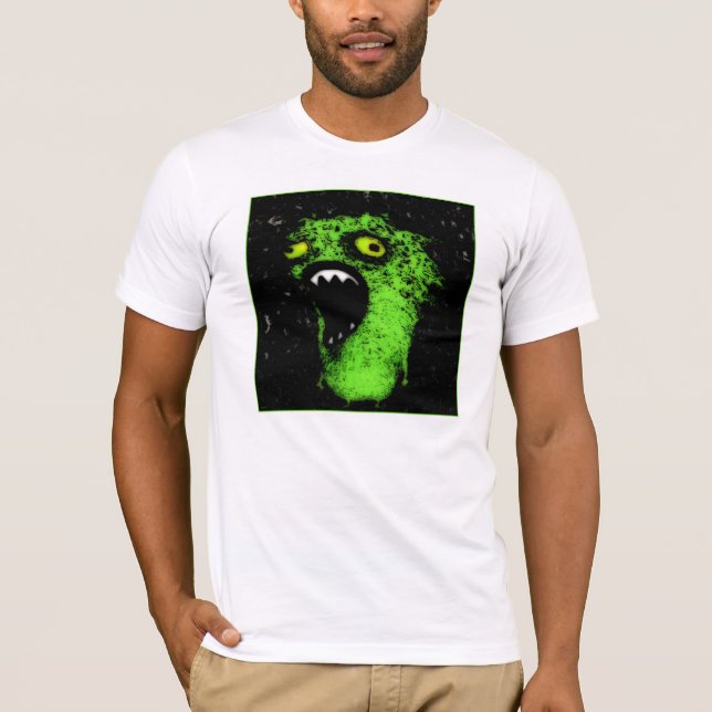 Grüne Schreie T-Shirt (Vorderseite)