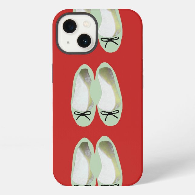 Grüne Schuhe iPhone Hülle (Rückseite)