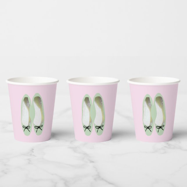 Grüne Schuhe Papier-Cup Pappbecher (Multi)