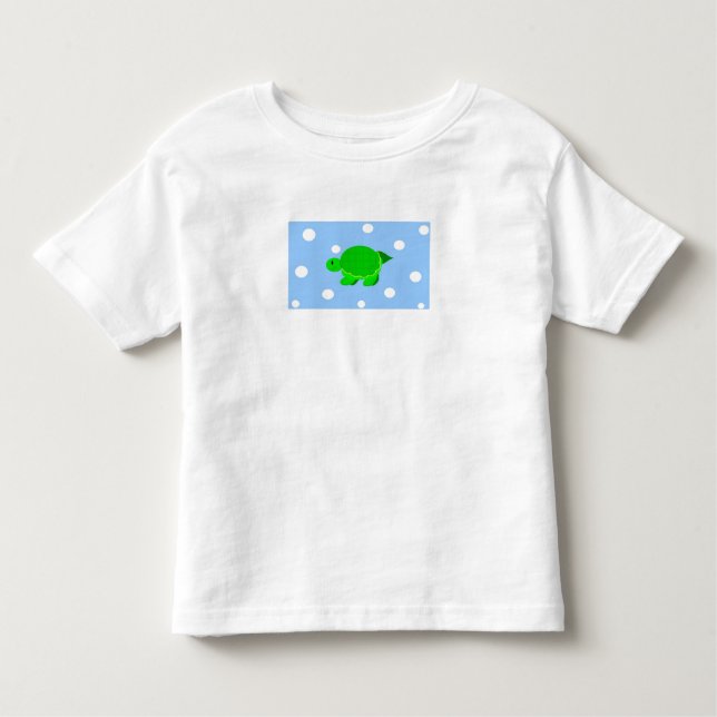 Grüne Schwimmhalle Kleinkind T-shirt (Vorderseite)