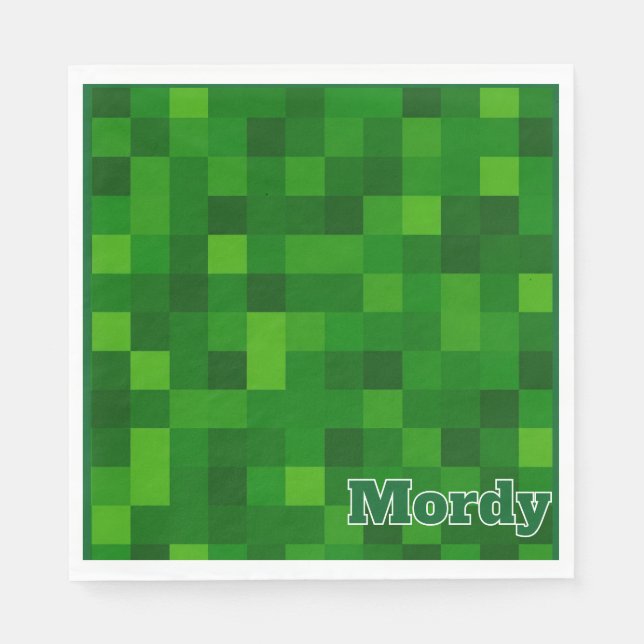 Grüne Serviette (Vorderseite)