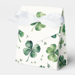 Grüne Shamrock-Brautparty  Geschenkschachtel