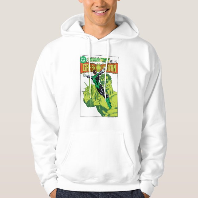 Grüne Signalleuchte - Comic-Abdeckung Hoodie (Vorderseite)