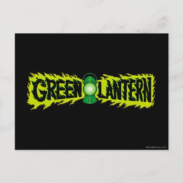 Grüne Signalleuchte (glühende Signalleuchte) 2 Postkarte (Vorderseite)