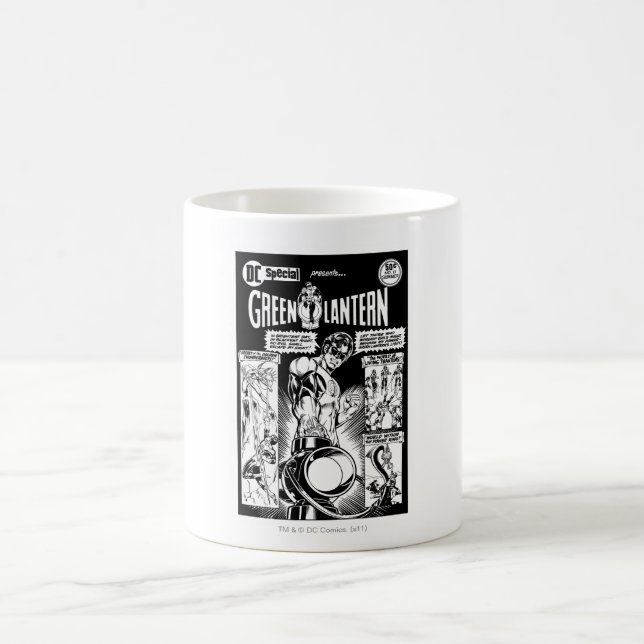 Grüne Signalleuchte - Grünes schattiertes Comic, s Kaffeetasse (Mittel)