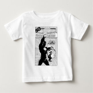 Grüne Signalleuchten - glühende Laterne, schwarz u Baby T-shirt