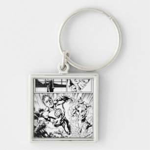 Grüne Signalleuchten und das Flash-Panel 2 Schlüsselanhänger