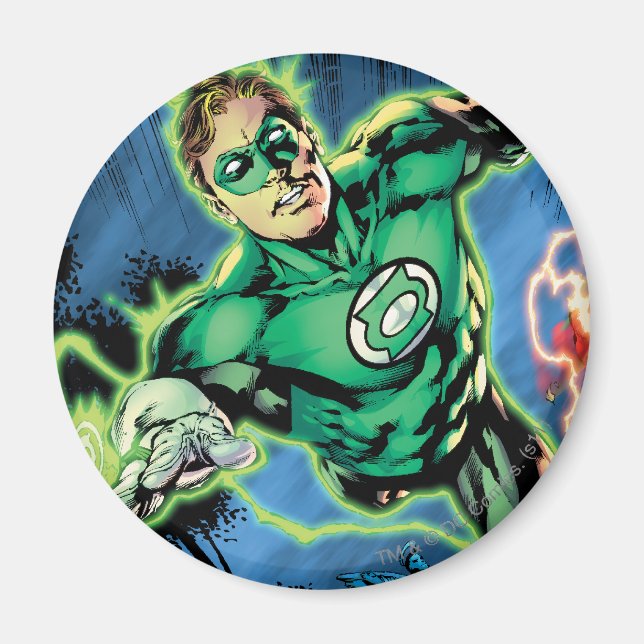 Grüne Signalleuchten und das Flash-Panel Magnet (Vorne)