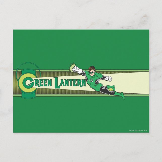 Grüne Signalleuchten und Logo Postkarte (Vorderseite)
