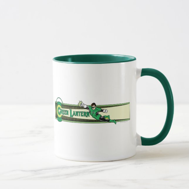 Grüne Signalleuchten und Logo Tasse (Rechts)