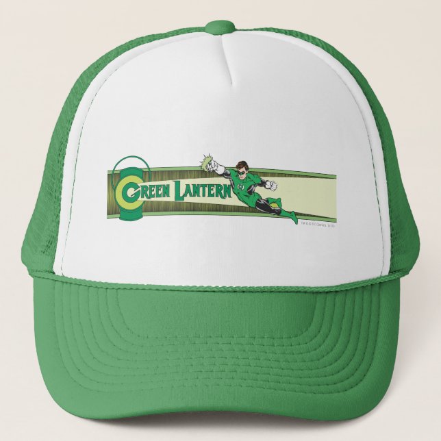 Grüne Signalleuchten und Logo Truckerkappe (Vorderseite)