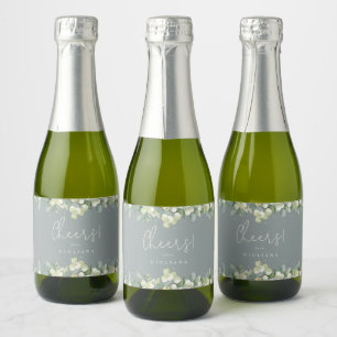 Grüne Snowberry+Eukalyptus Brautparty Mini