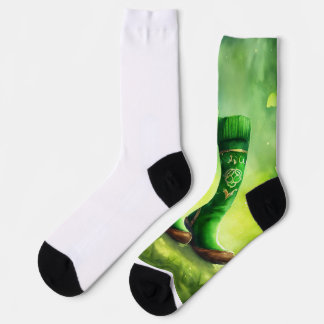 Grüne Socken Wurm in Wanyer