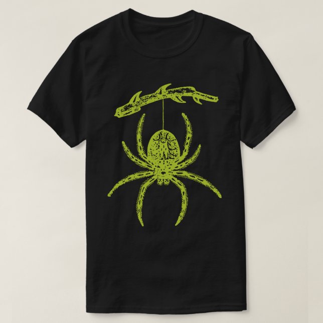 Grüne Spinne aus dem T - Shirt der Zweigstelle (Design vorne)