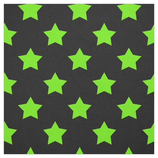 Grüne Sterne Grüne Hintergrund Textil Stoff (Muster)